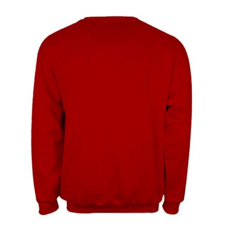 Moletom Crewneck Champion Script Patch Logo Vermelho